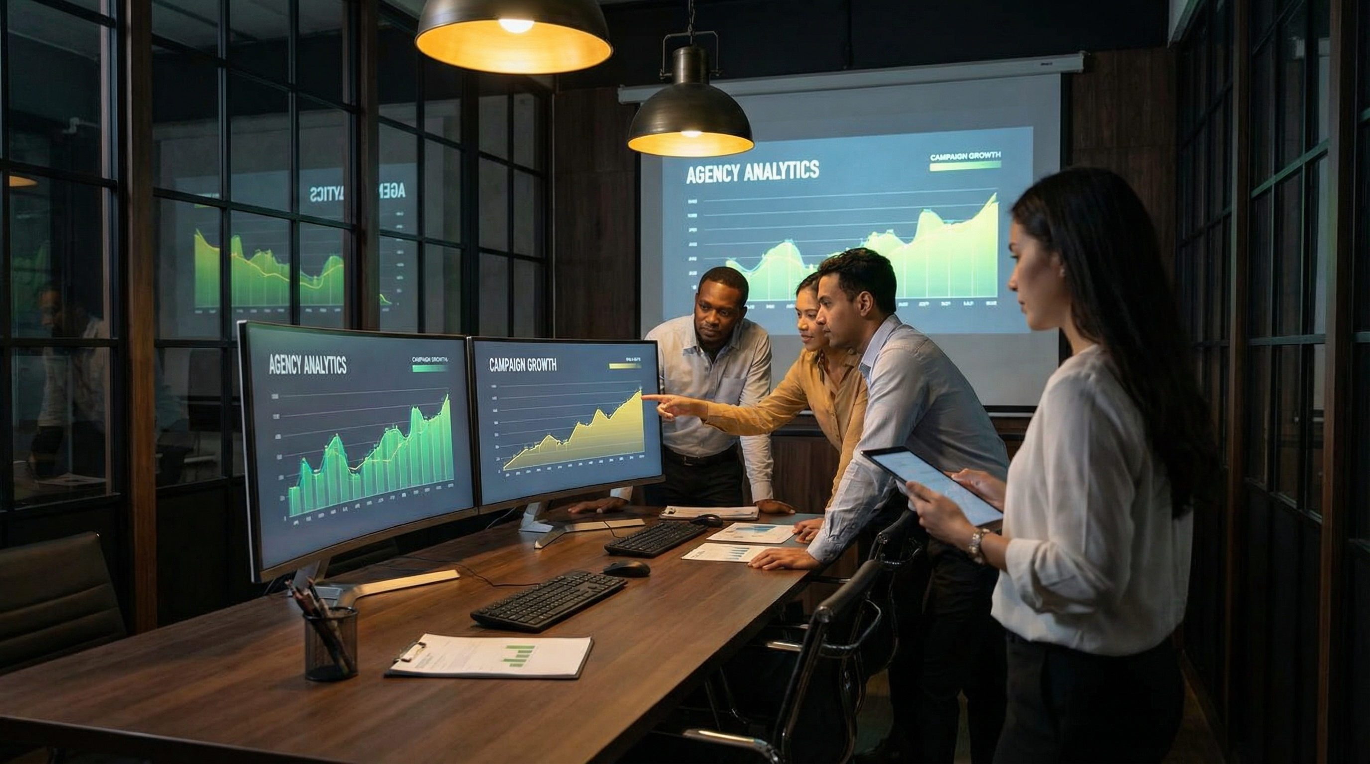 Equipe WeFour trabalhando